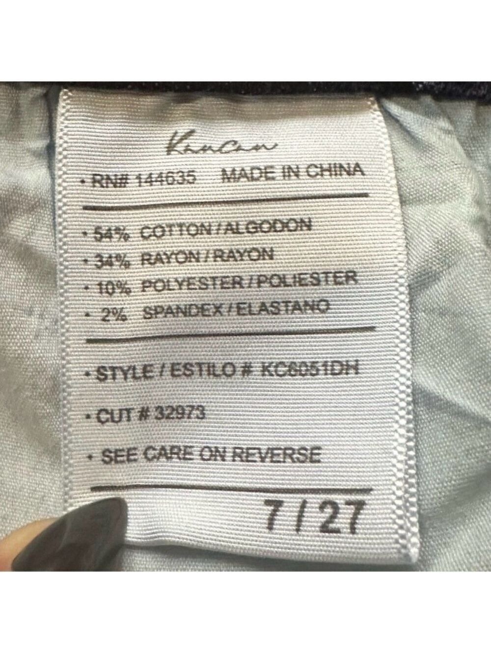 KANCAN Low Rise Ankle Skinny Jeans Size 27 - Picture 9 of 12